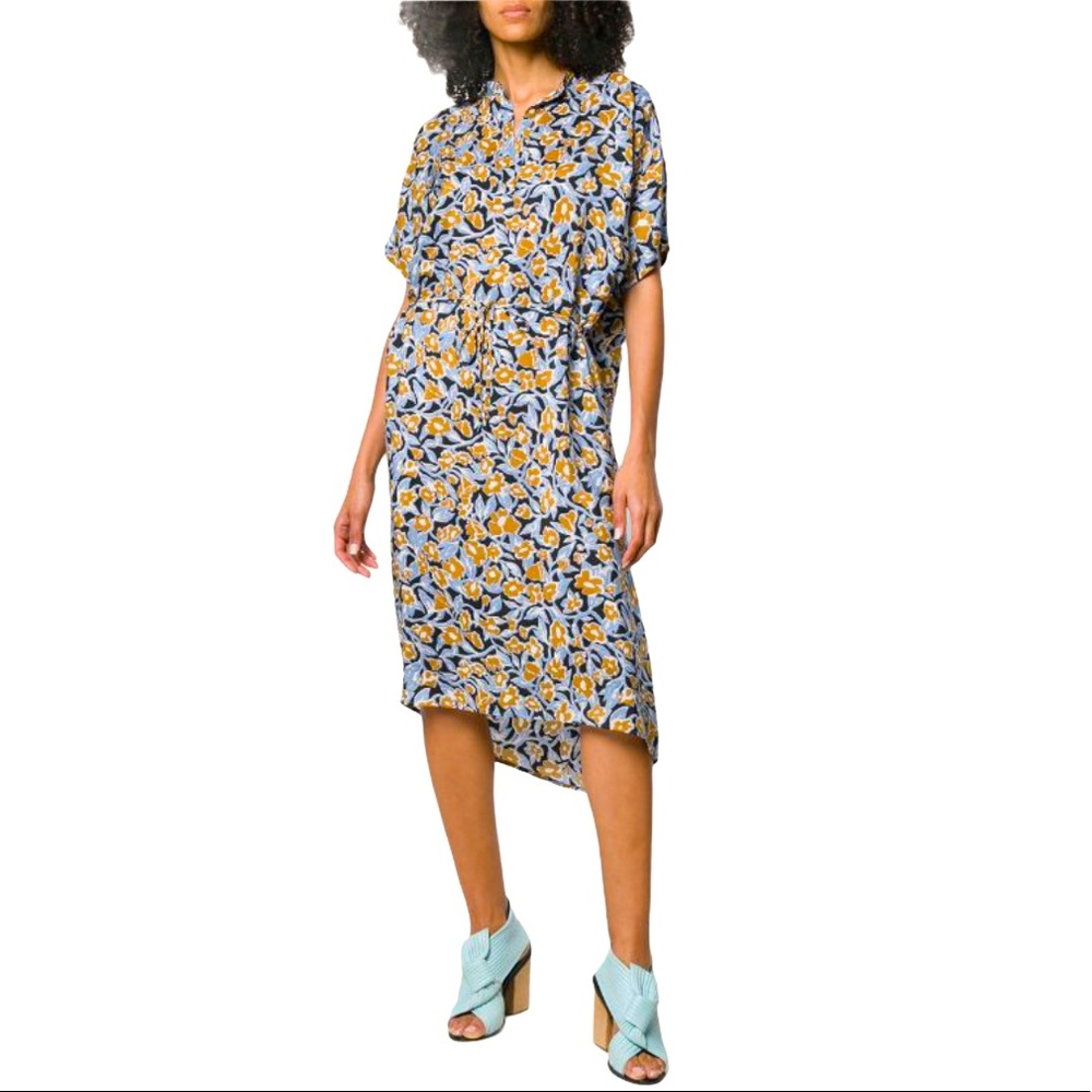 Christian Wijnants 100% Silk Dipha Foliage Dress 6 - Picture 1 of 17